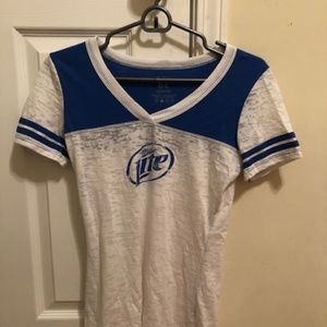 Blue 84 Miller Lite Shirt